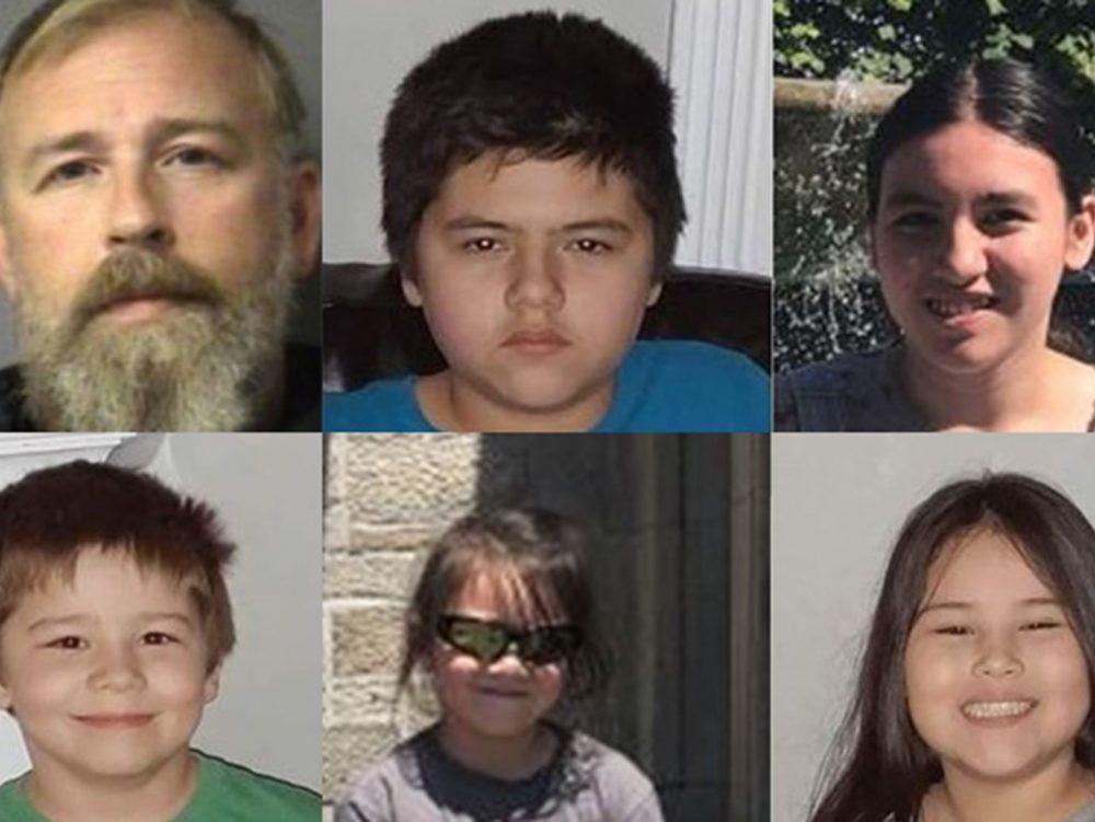fotogarfija oca i petoro dece koja su kidnapovana